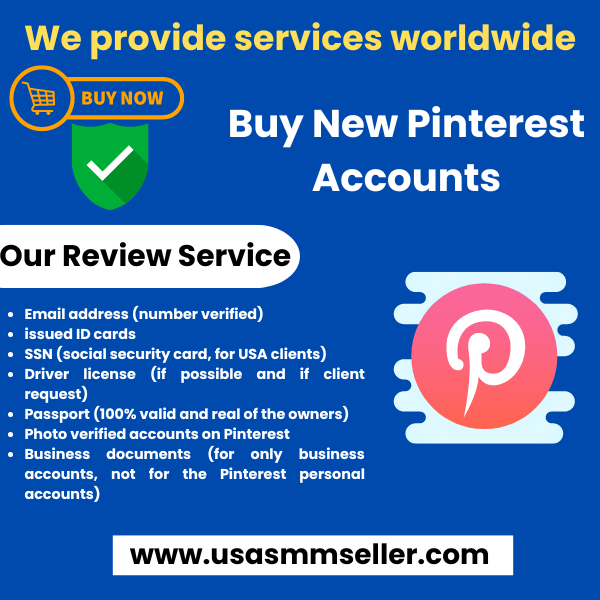 Buy New Pinterest Accounts-100% Safe