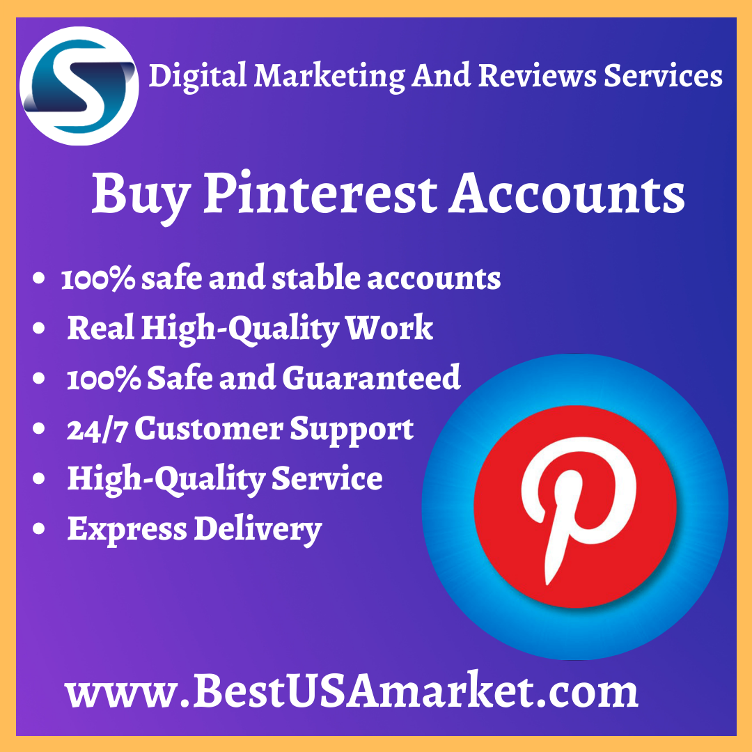 Buy Pinterest Accounts - 100% Safe, New, Old Account & Cheap Prices