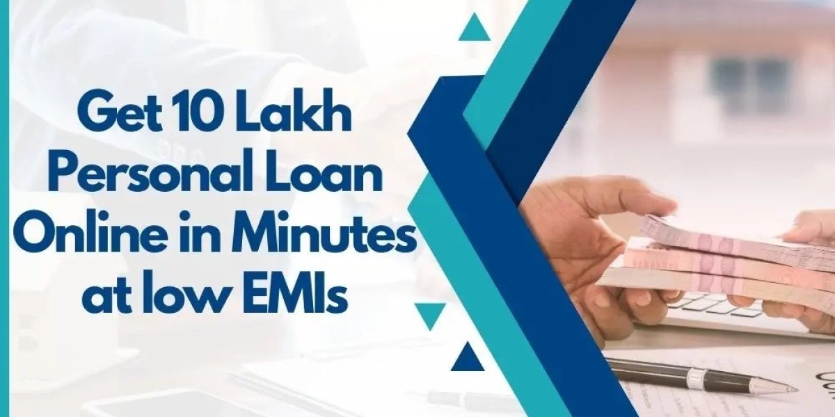 Get 10 Lakh Personal Loan Online in Minutes at low EMIs