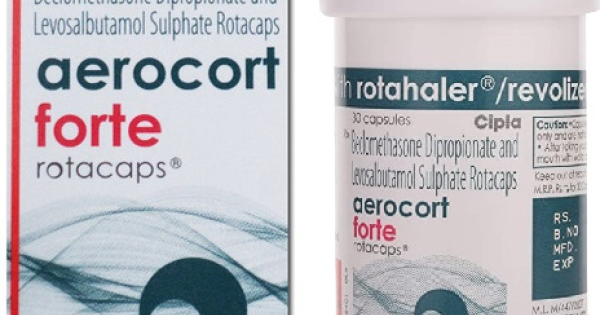 Aerocort Inhaler|  Beclomethasone Dipropionate & Levosalbutamol