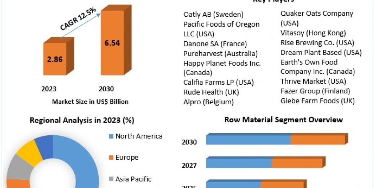 Oat Milk Market Segmentation | Application Outlook | Product Benchmarking 2030