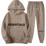 brown essentials tracksuit brown essentials tracksuit