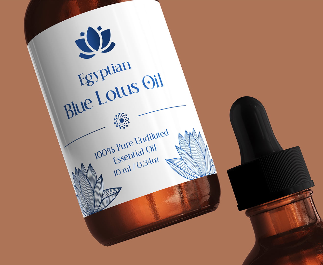 Celestial Luxury Pure Egyptian Blue Lotus Oil - Made to Order