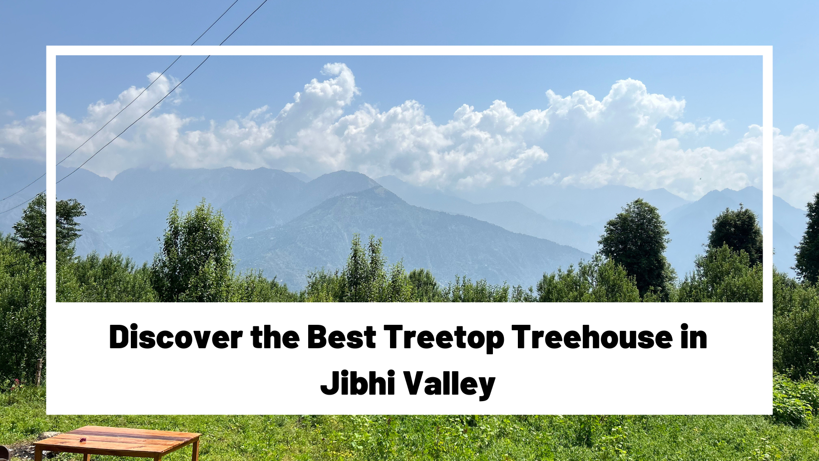 Discover the Best Treetop Treehouse in Jibhi Valley