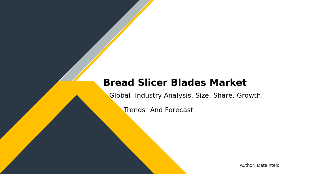 Request For Sample of Bread Slicer Blades Market Research Report 2032