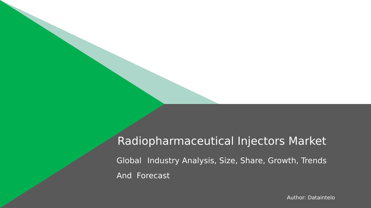 Request For Sample of Radiopharmaceutical Injectors Market Research Report 2032