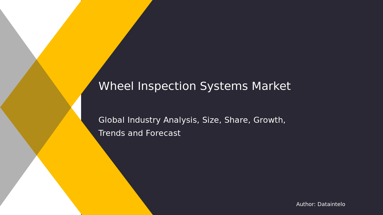 Wheel Inspection Systems Market Research Report 2032