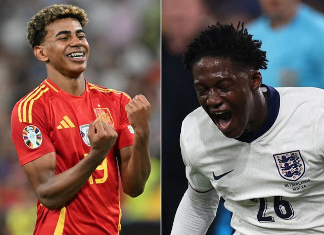 Teen Titans Clash: Lamine Yamal and Kobbie Mainoo Face Off in Euro 2024 Final