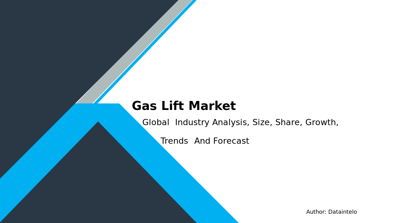 Gas Lift Market Research | Global Industry Analysis & Forecast From 2023 To 2032