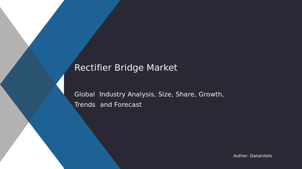 Request For Sample of Rectifier Bridge Market Research Report 2032