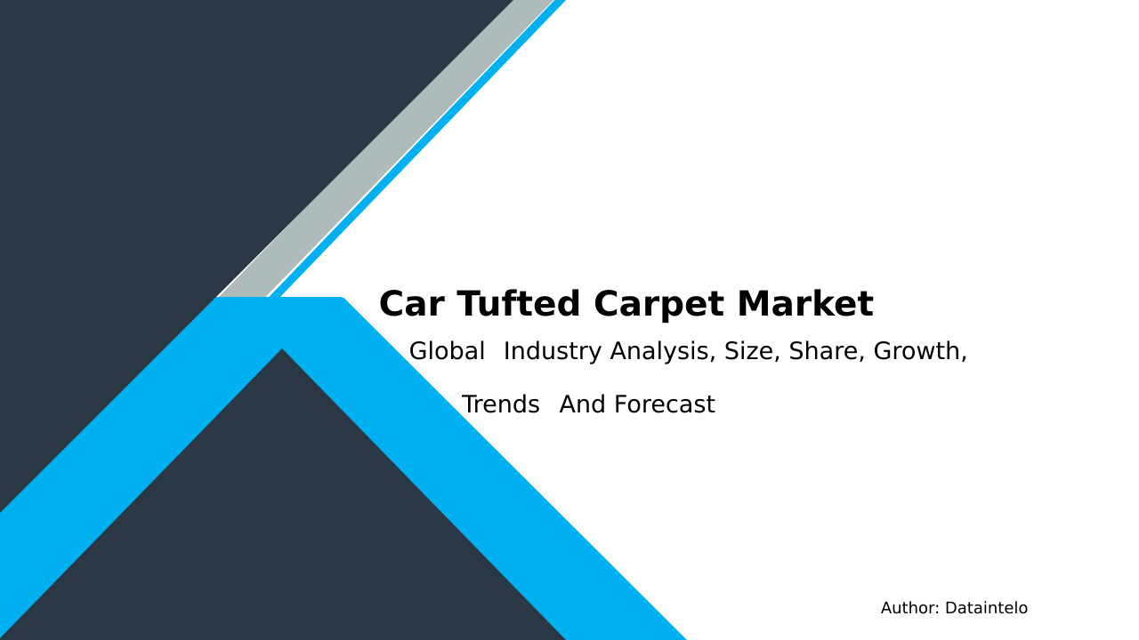 Car Tufted Carpet Market Research Report 2032