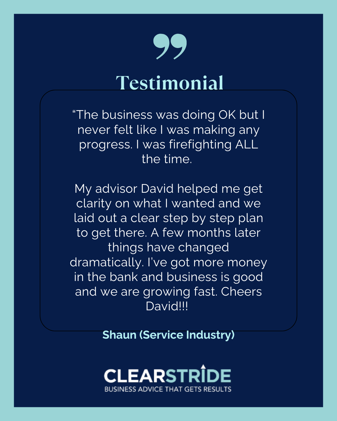 Small Business Advisory & Consulting | Clearstride Small Business Consultants