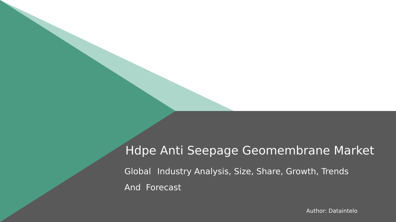 Request For Sample of Hdpe Anti Seepage Geomembrane Market Research Report 2032