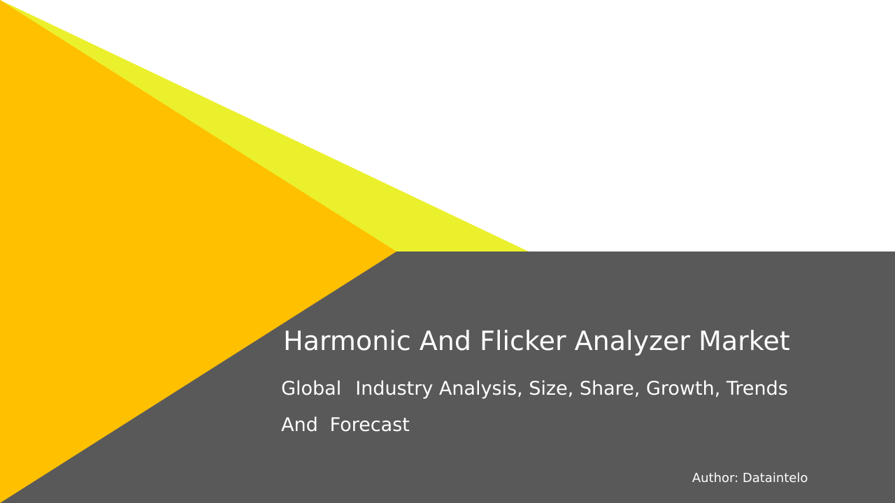 Request For Sample of Harmonic And Flicker Analyzer Market Research Report 2032