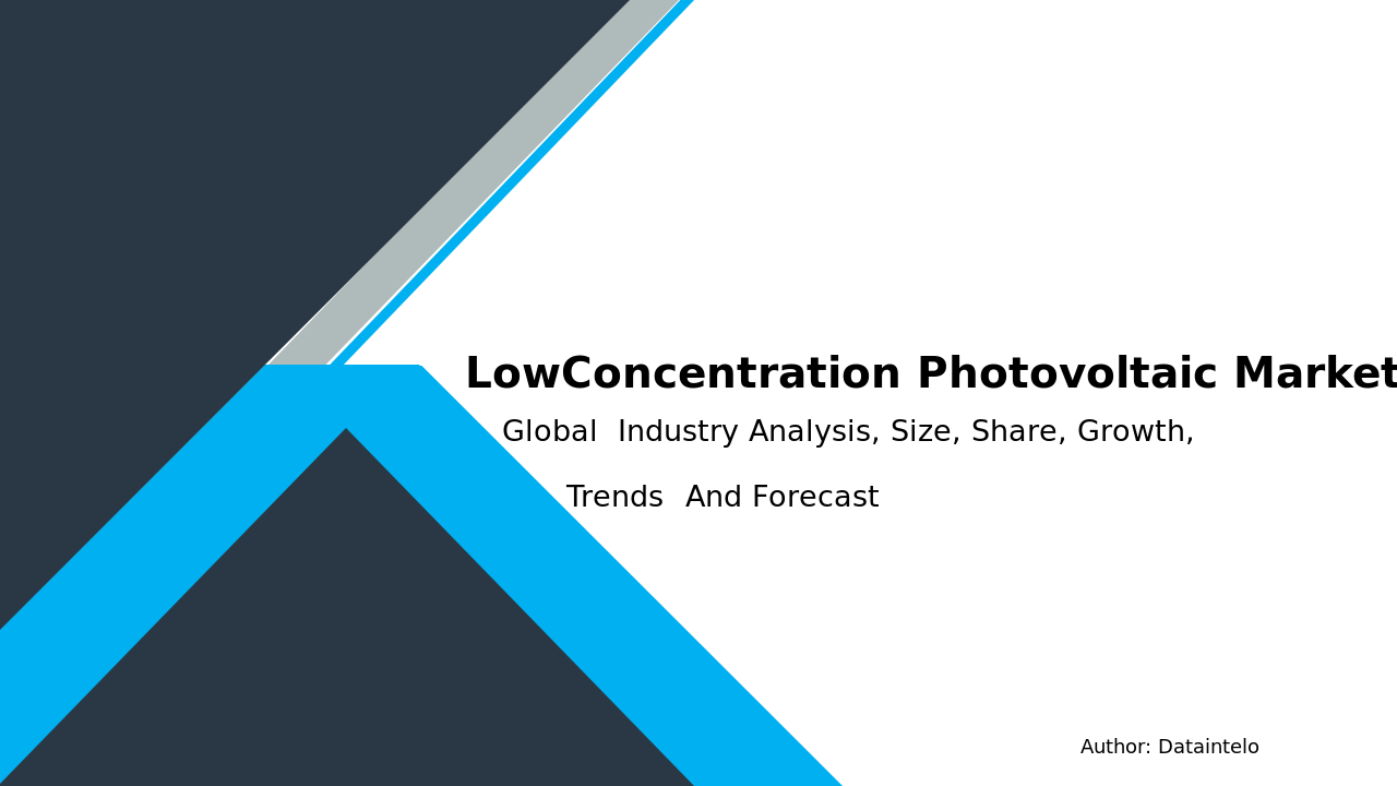 Request For Sample of Low-Concentration Photovoltaic Market Research Report 2032