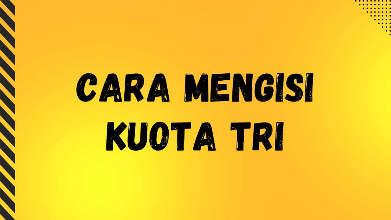 Cara Mengisi Kuota Tri (3) dengan Voucher Ke Nomor Lain