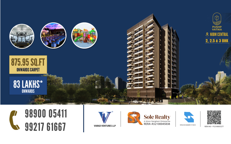 Pushp Vatika | 2 & 3 Bhk Flats In NIBM Road Pune | Sole Realty