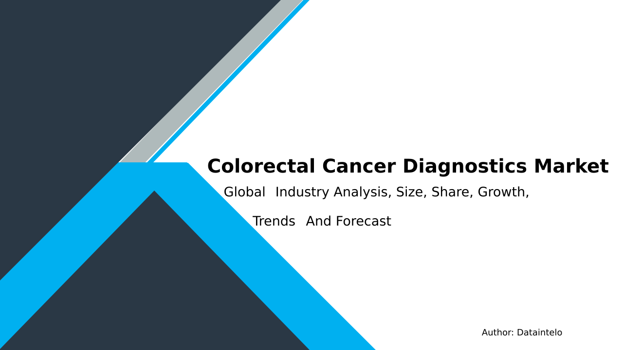 Request For Sample of Colorectal Cancer Diagnostics Market Research Report 2032