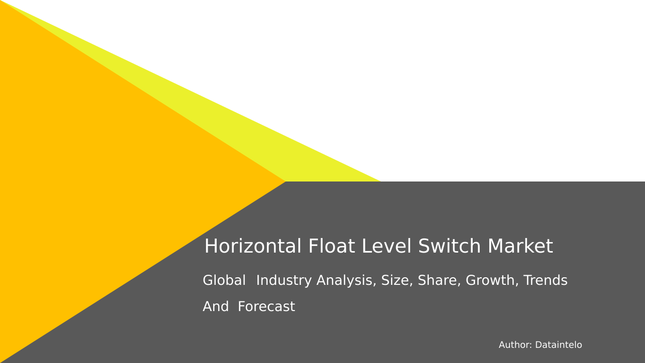 Request For Sample of Horizontal Float Level Switch Market Research Report 2032