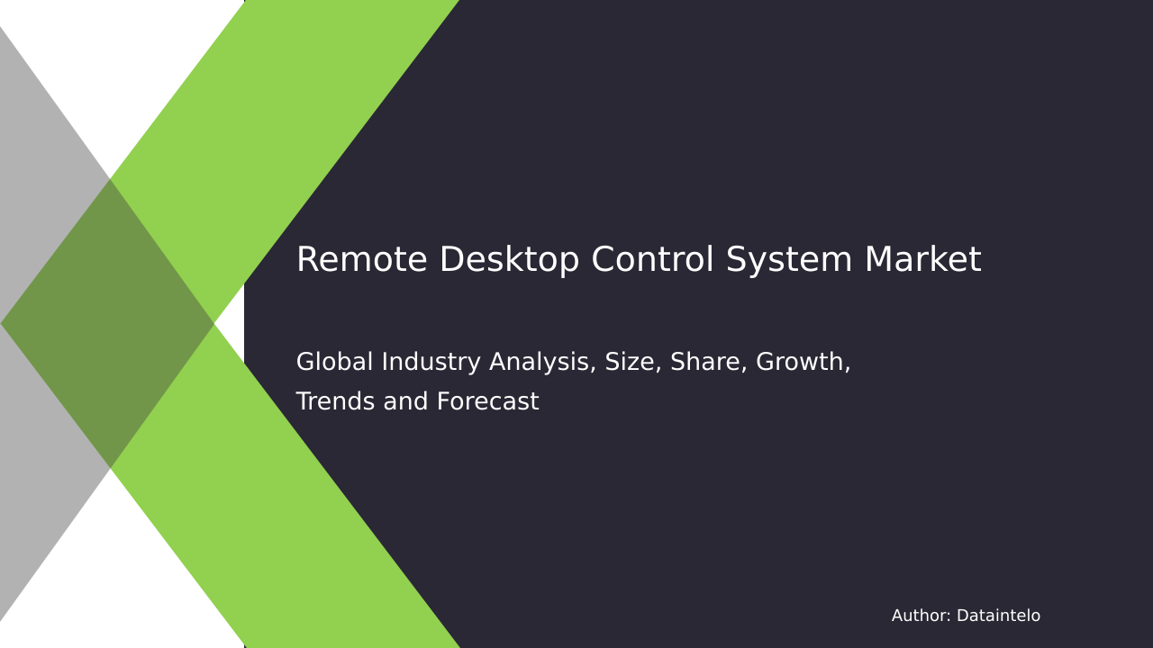 Request For Sample of Remote Desktop Control System Market Research Report 2032