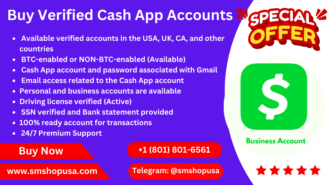 Buy Verified Cash App Accounts - 100% Safe BTC Enable