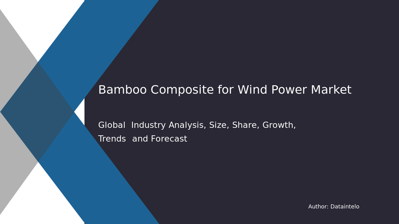 Request For Sample of Bamboo Composite for Wind Power Market Research Report 2032