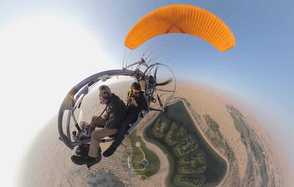 Paramotor Adventure Tour in Dubai | Best Adventure Ride