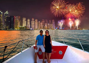 New Year Yacht Party Dubai 2024/2025 - DJ, Fireworks, Drinks