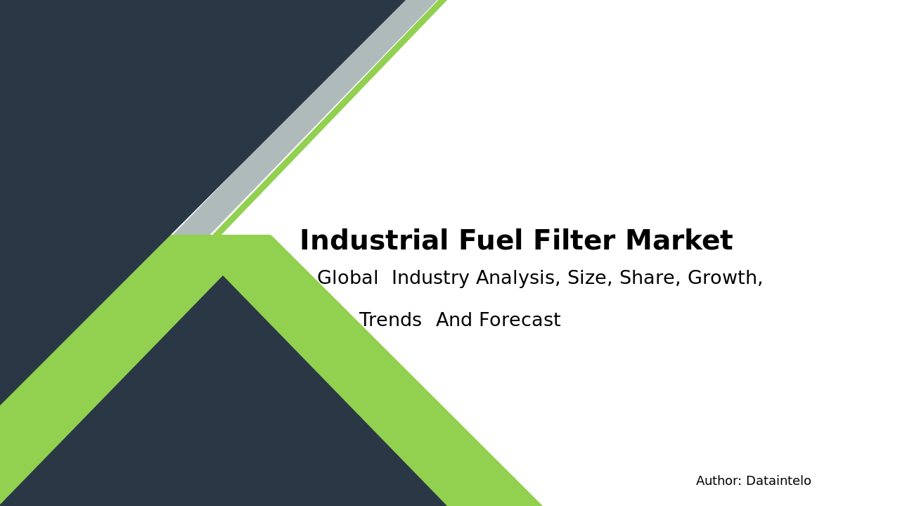 Request For Sample of Industrial Fuel Filter Market Research Report 2032