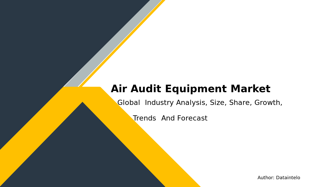 Request For Sample of Air Audit Equipment Market Research Report 2032