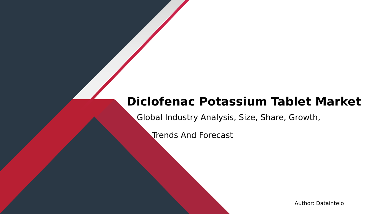 Diclofenac Potassium Tablet Market Research Report 2032