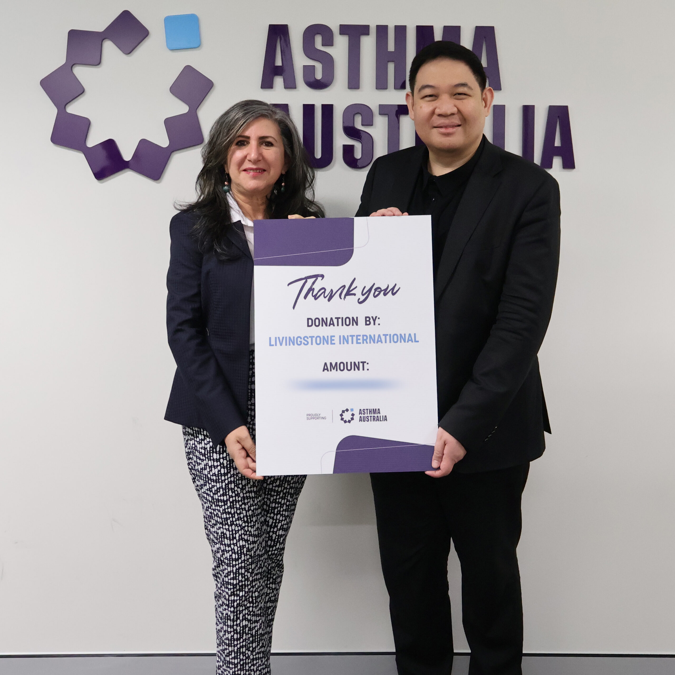 The Livingstone Foundation Supports Asthma Australia - Asthma Australia