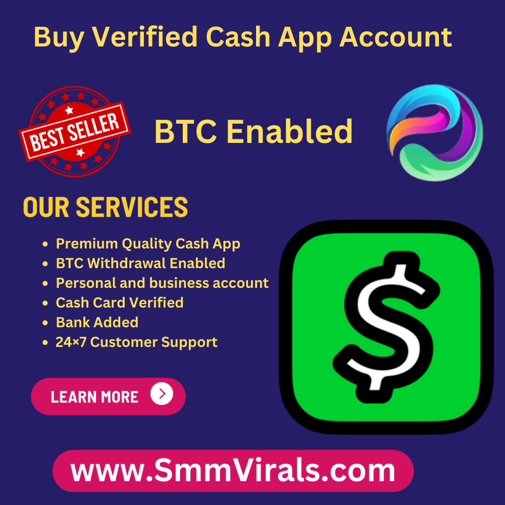 Buy Verified Cash App Account - 100% Best BTC Enabled...