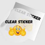 Clear stickers