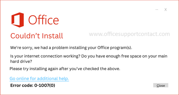 Error Code 0-10070 in Microsoft Office 2021/2019/365