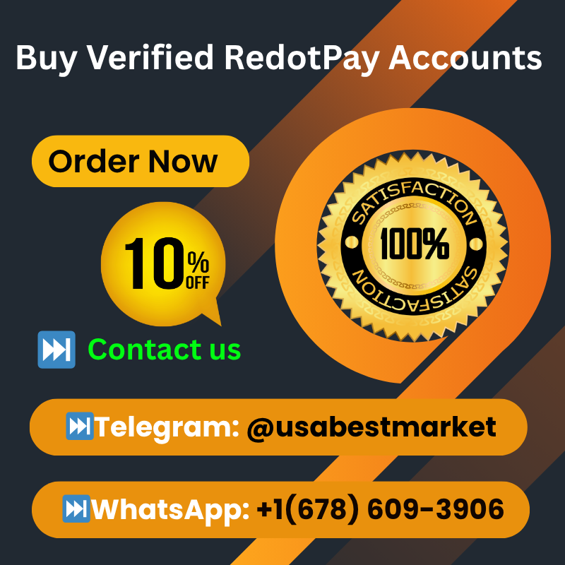 Buy Verified RedotPay Accounts-Worldwide-100% Best Service